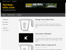 Tablet Screenshot of fairway-info.com